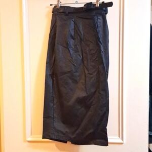 Unique vintage faux leather pencil skirts